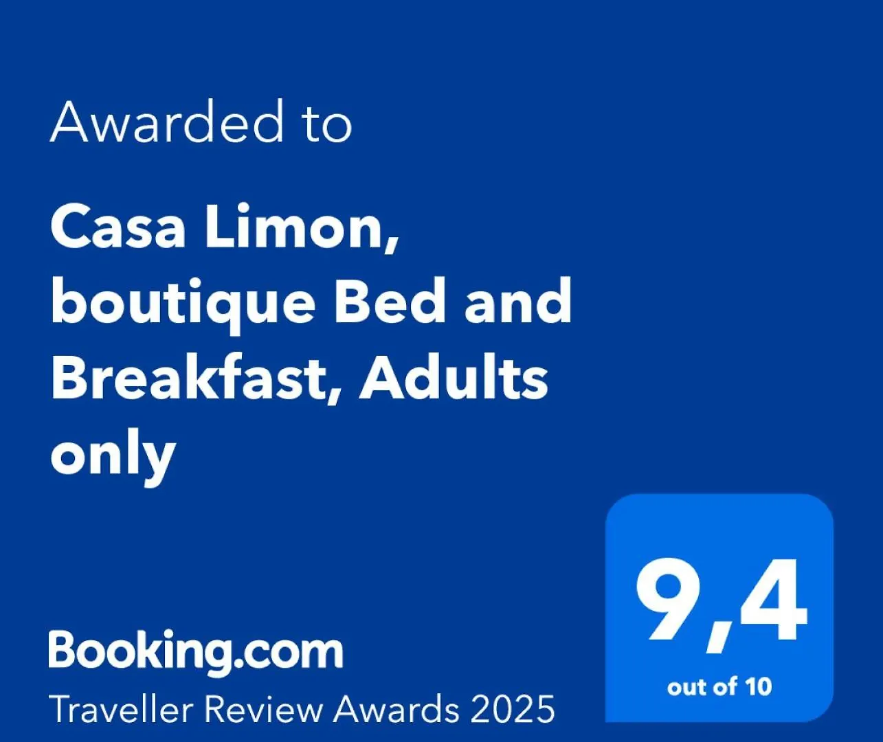 住宿加早餐酒店 Casa Limon, Boutique Bed And Breakfast, Adults Only 阿尔豪林格朗德 西班牙